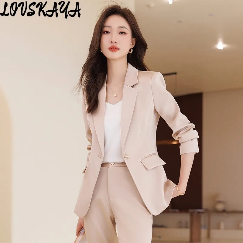 

Advanced and fashionable spring and autumn suits work clothes formal attire temperament suit sets women's new styles