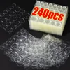 10pack Transparent False Jelly Nail Tips Sticker Double Side Gel Nail Glue for Press On Nails Self-Adhesive False Manicure Decal 1