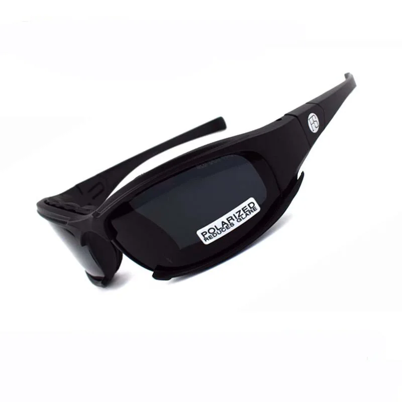 Tactical Glasses 4 Lens Men Army Hunting Shooting Glasses Motorcycle Hiking Polarized Sunglasses X7/C5 Tactical Airsoft Goggles 3
