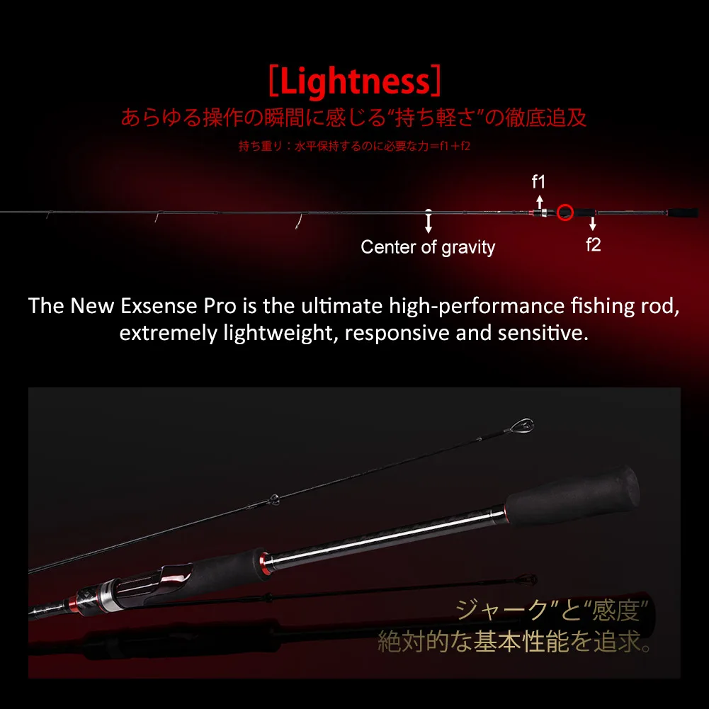 Noeby Exsense Pro 2.59m 2.75m Spinning Fishing Rod Ultra Light