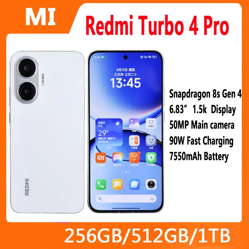 スマートフォン本体 Redmi Turbo 4 Pro 16G/1TB New unopened スマートフォン本体 Redmi Turbo 4 Pro 16G/1TB New unopened