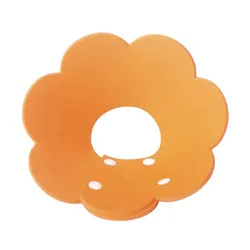 Adorable Pet Recovery Collars - Protective Anti - Bite Healing Cones - L (Orange)