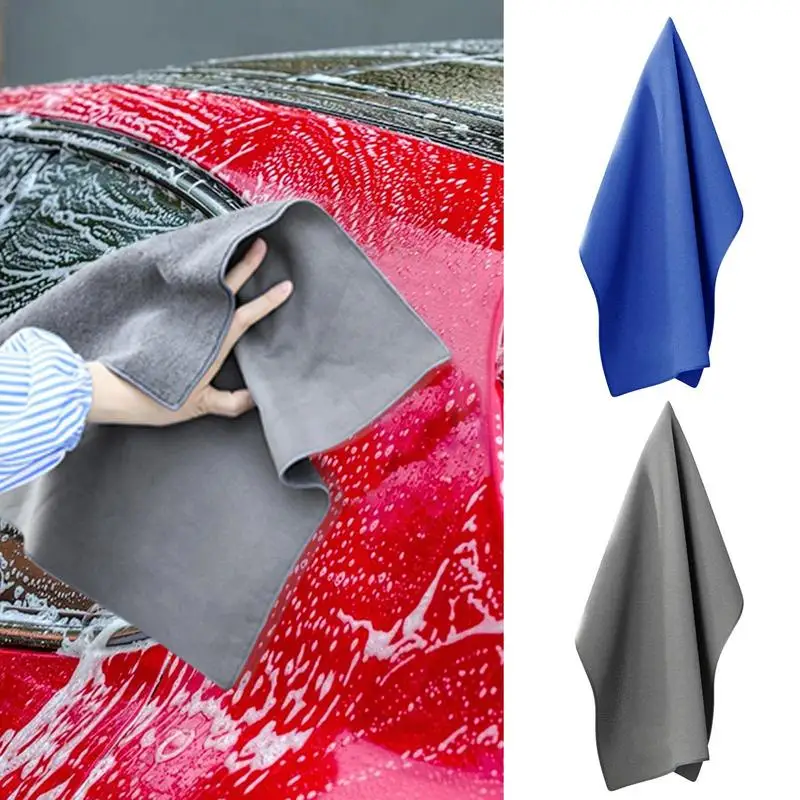 

Super Absorbent Car Drying Towel Suede Coral Velvet Double sided Car Cleaning Cloth Multipurpose Auto Towel Car Accessories