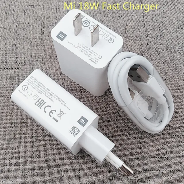 Phone Charger Mi Note Pro Adapter Redmi Note Quick Charge 18w