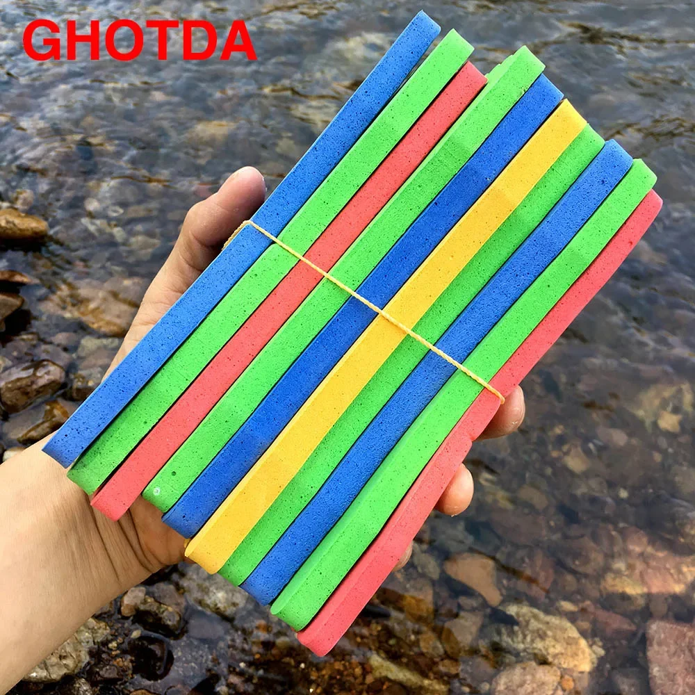 Fishing Foam Storage Panels Winding Line Bait Fishing Trace Wire Trap Holders EVA Hook Plate Face Cruciana 10 Pcs