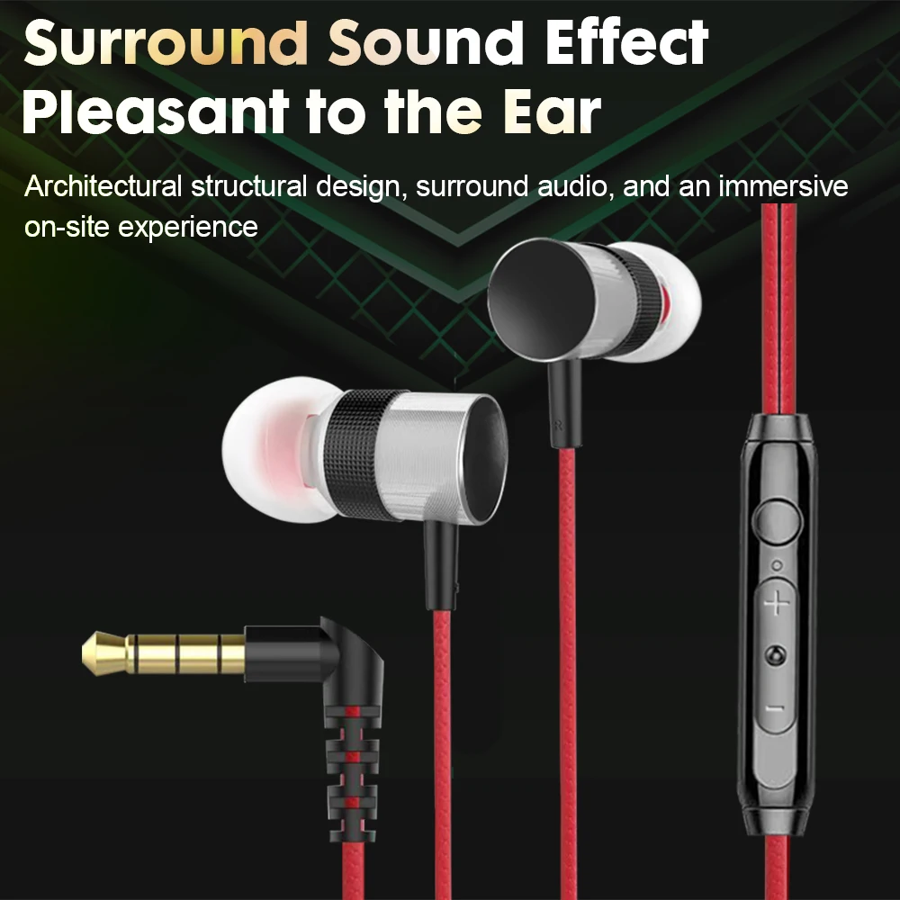 سماعات أذن سلكية HiFi مع صوت محيطي Dolby - مقبس 3....