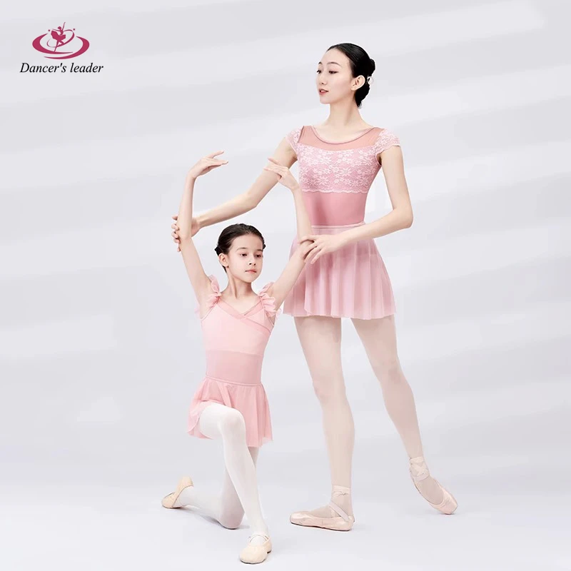 Lace Gymnastics Tight Dress, Child Ballet Dance Clothes