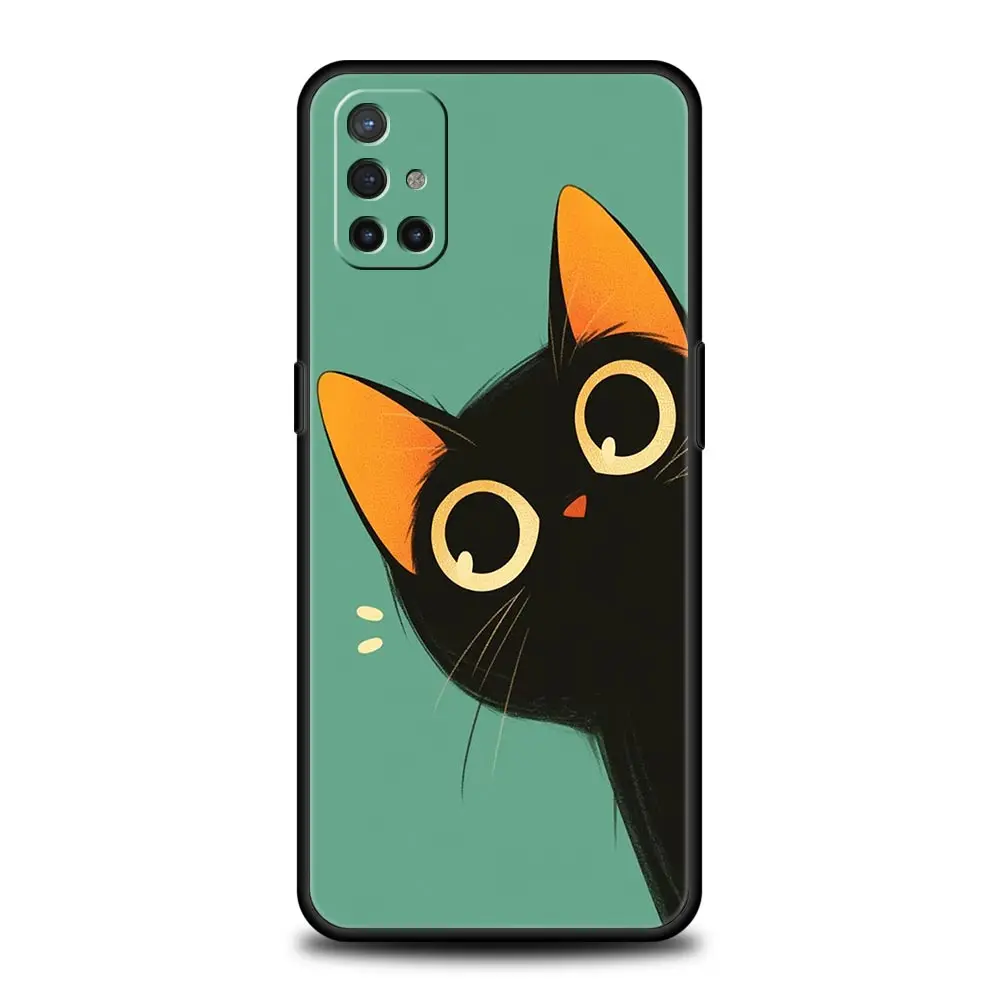 Charming Cat Design Fun Phone Case - Soft Cover