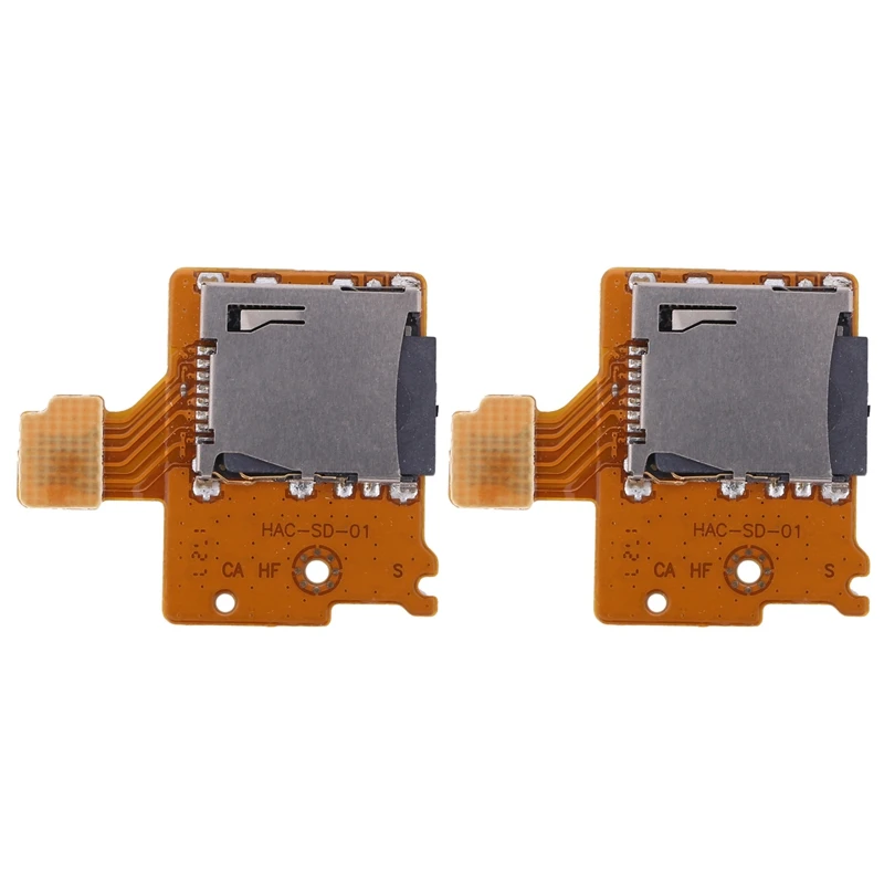 2X Micro Sd Tf Card Slot Socket Board Replacement For Nintendo Switch