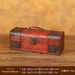Luxury Antique - Style Wooden Wine or Champagne Gift Box - 34x10x20cm (Wine Box A)