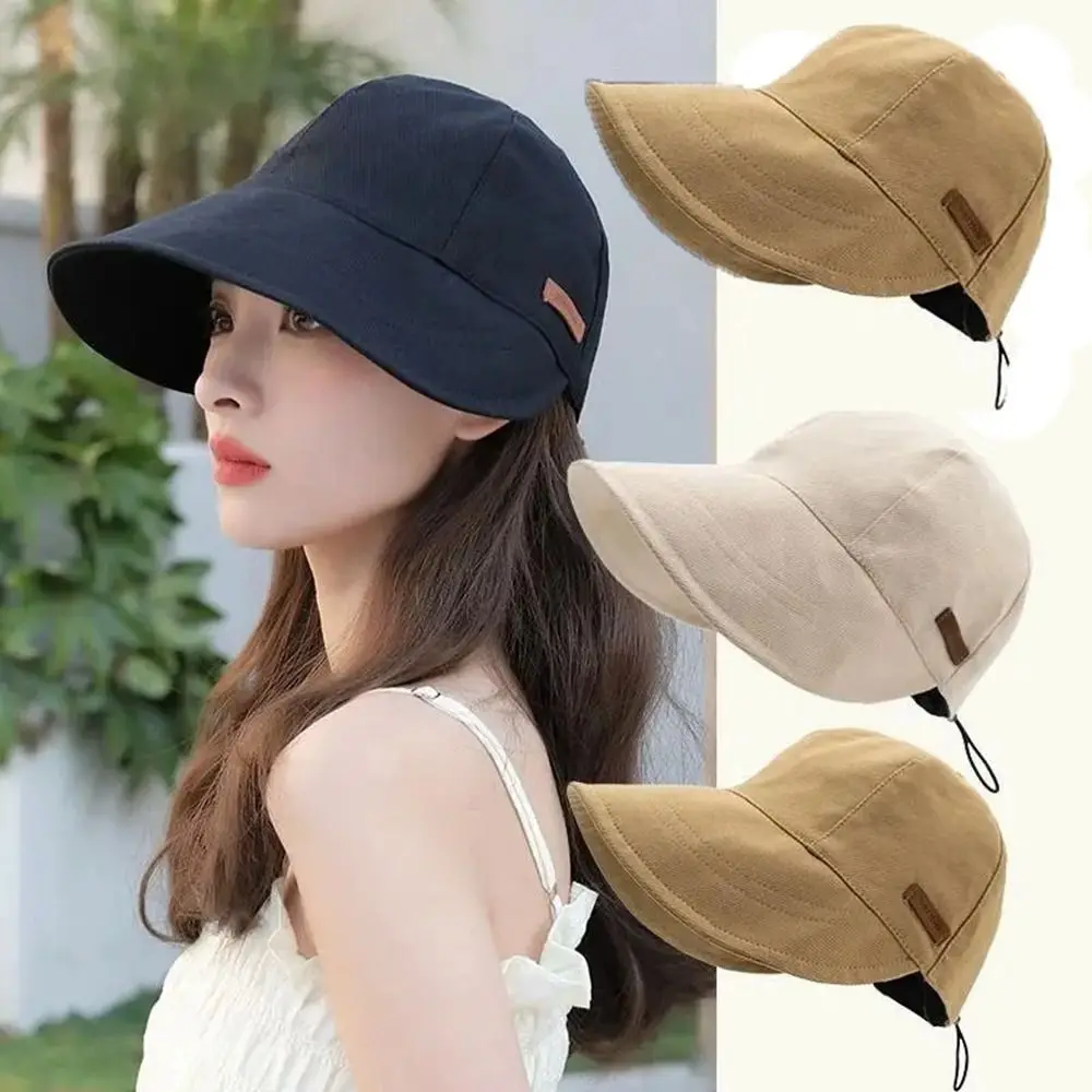 

Unisex Denim Bucket Hats New 3 Colors Denim Fabric Sunscreen Panama Hat Cotton Women Summer Hat Outdoor Fisherman Hat