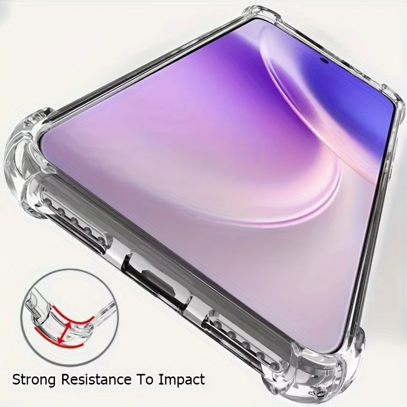 Crystal Clear Silicone Back Cover - Transparent Protective Case