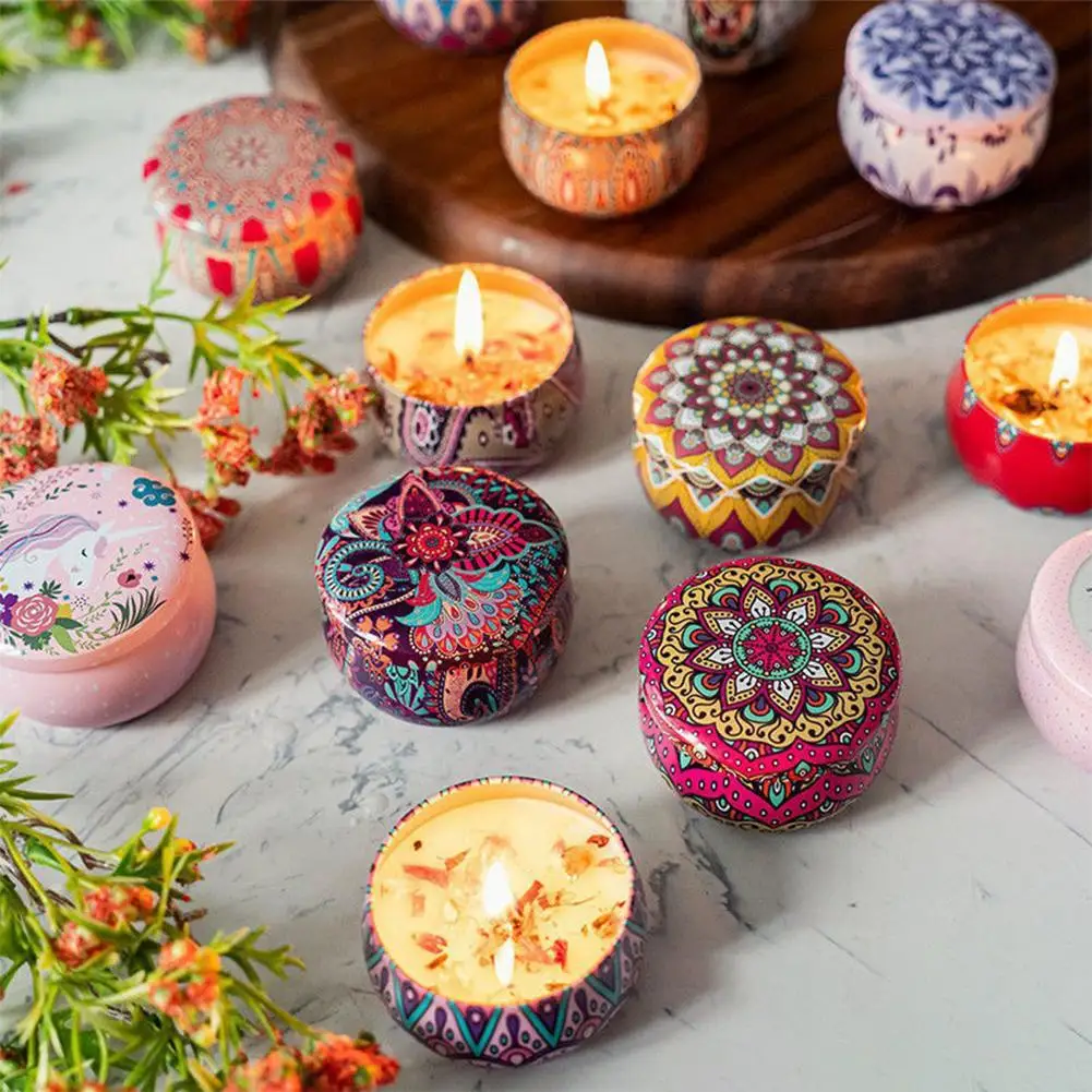 Exquisite Flower Fragrance Soy Wax Candles for Elegant Home Decor and Memorable Celebrations