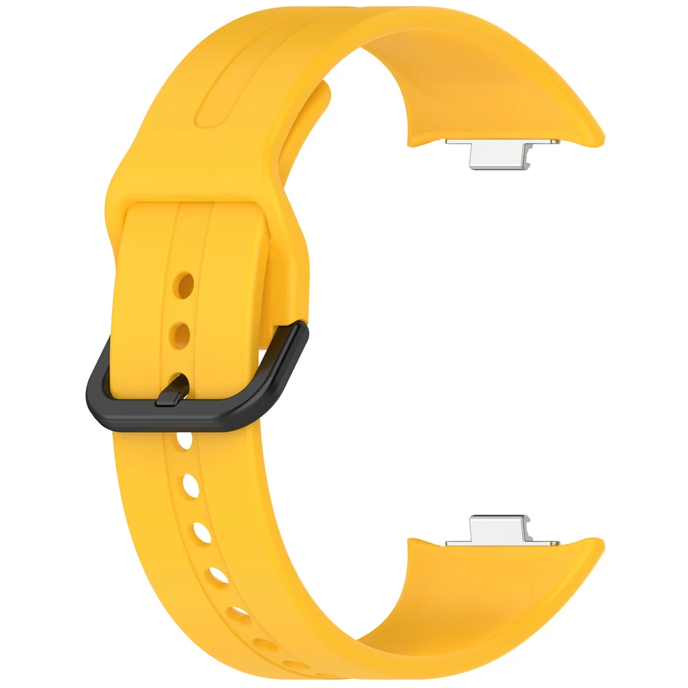 Premium Silicone Watchband with Black Buckle for Enhanced Comfort