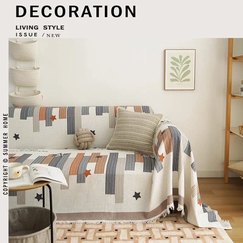 Sofa Cover Blanket for All Seasons All-inclusive Sofa Towel Chenille Cover Living Room Anti-cat Scratch sofa covers