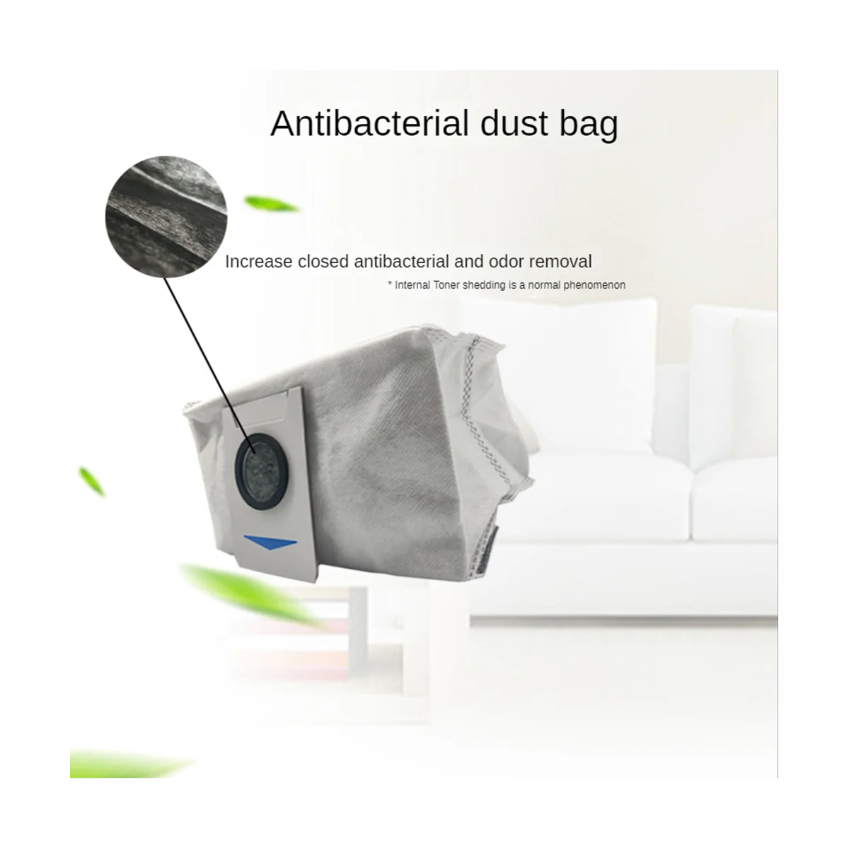 

Мешочек для пыли Ecovacs Deebot T20/T20MAX/T20PRO/X1 OMNI/T10 Omni/Turbo, 23 шт.