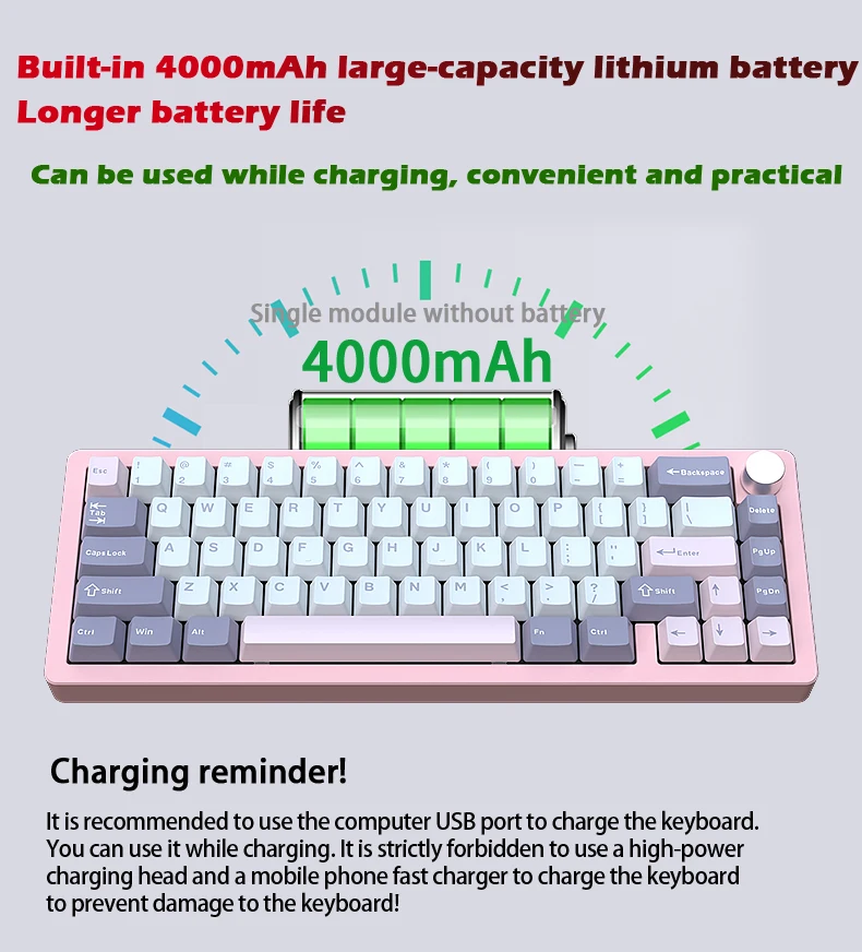 HJS AL65 VS R65 Mechanical Keyboard Kit CNC Aluminum Customized