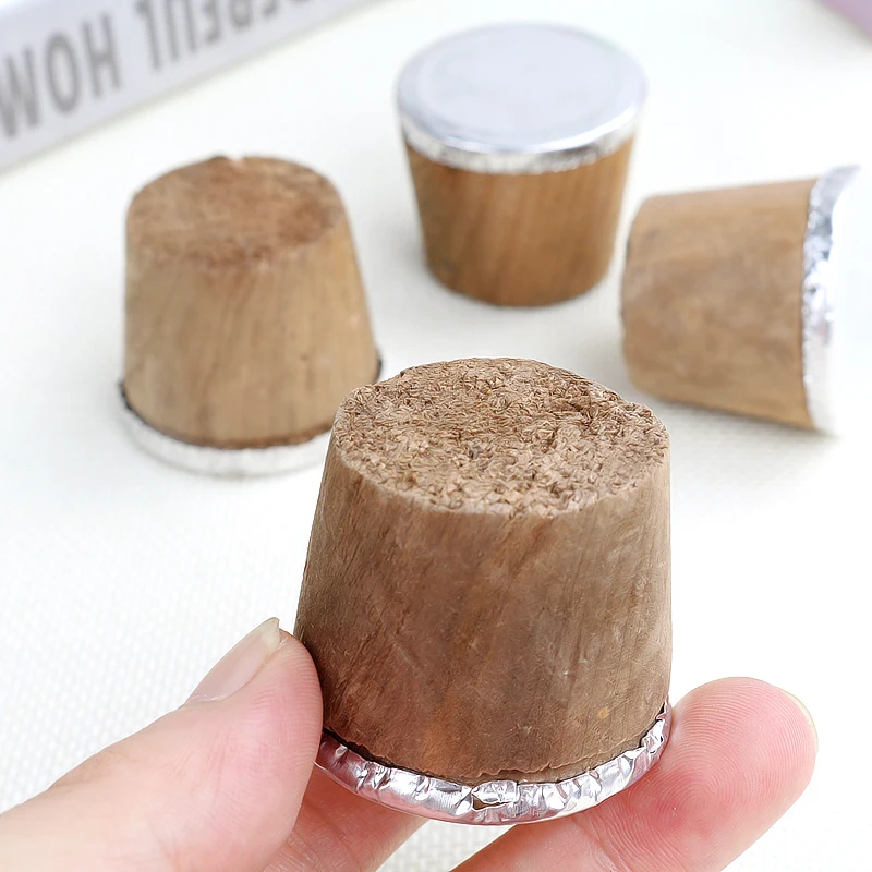 Wood Thermos stopper sealed Safe Cork Plug Lid Cap Bottle Cork