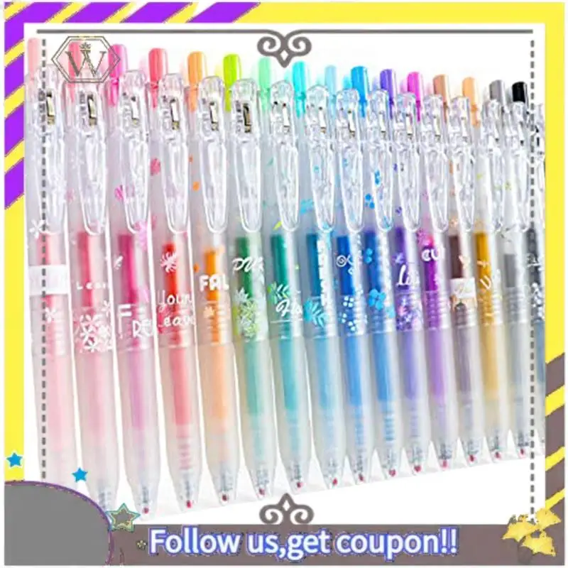 Glitzer-Gelstifte Set 16 Farben - Doppelt Glänzend, 1,0 Mm Spitze, Für Erwachsene & Kreative