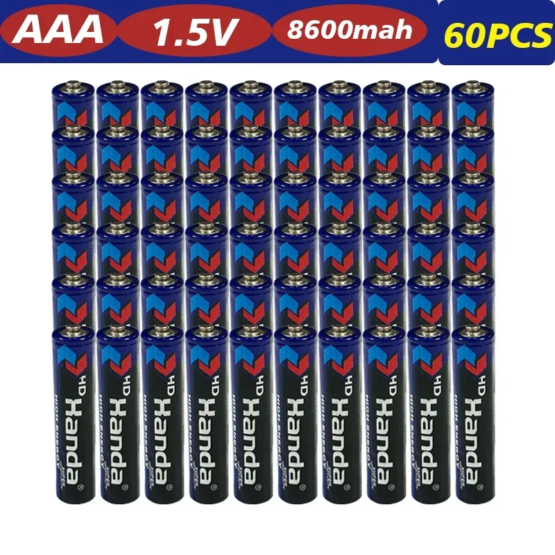 

60PCS AAA 1.5V8600MAH Disposable Carbon Zinc Manganese Dry Battery, Used for Small Toy Remote Control Clock LED Light Brand New
