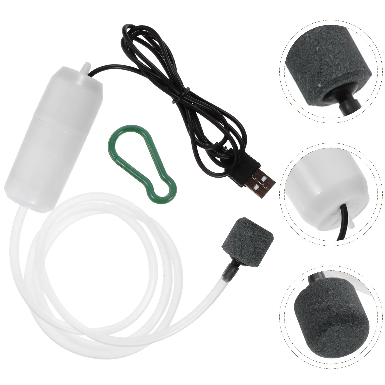 

Mini Aquarium Oxygen Air Pump Fish Tank USB Silent Air Compressor Aerator Portable Mini Small Oxygenator Aquarium Accessories