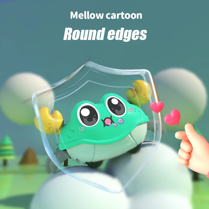 Simulation Crab Toy Random 1 pc Running crab Kids fun double pull back run bubble cartoon crab will crawl boy girl sliding toy