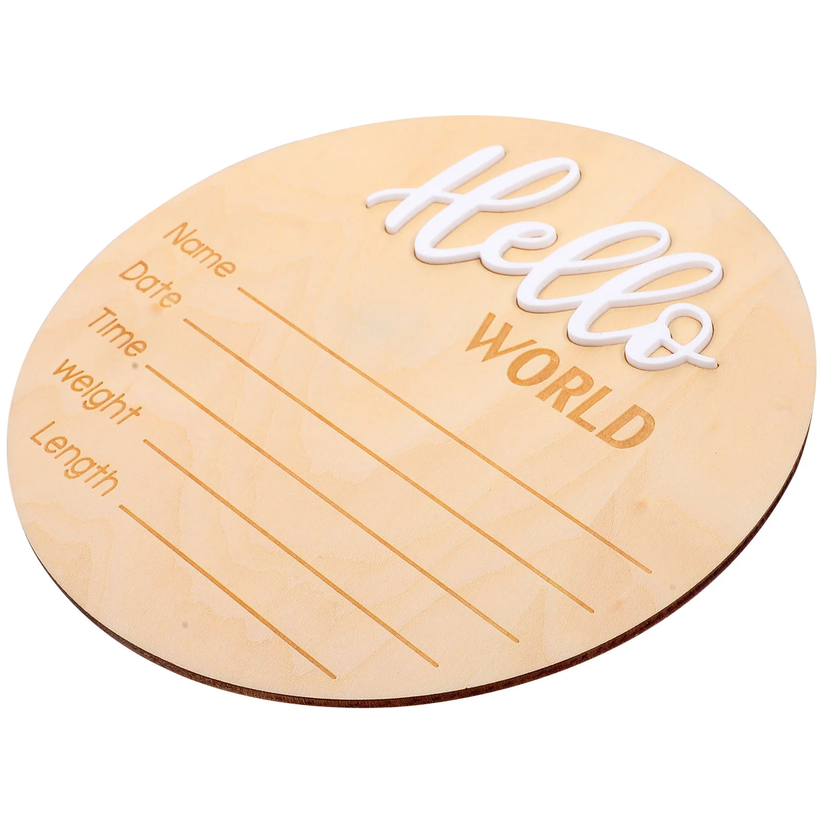 

Sign Infant Birth Announcement Name Signs Wooden Props Baby Newborn Photography