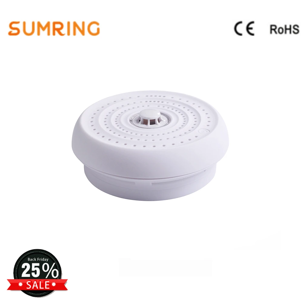 10 Years Remote Control Intelligent Home Indoor Fire Wireless Interconnection Heat Alarm Fire Protection Kitchen nest fire alarm