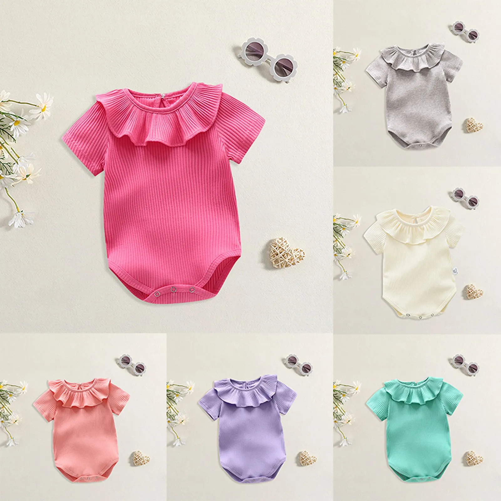 Toddler Infant Kids Baby Girls Summer Ha Yi Climbing Clothes Newborn Clothes Thin Super Cute Baby Bag Summer Girl