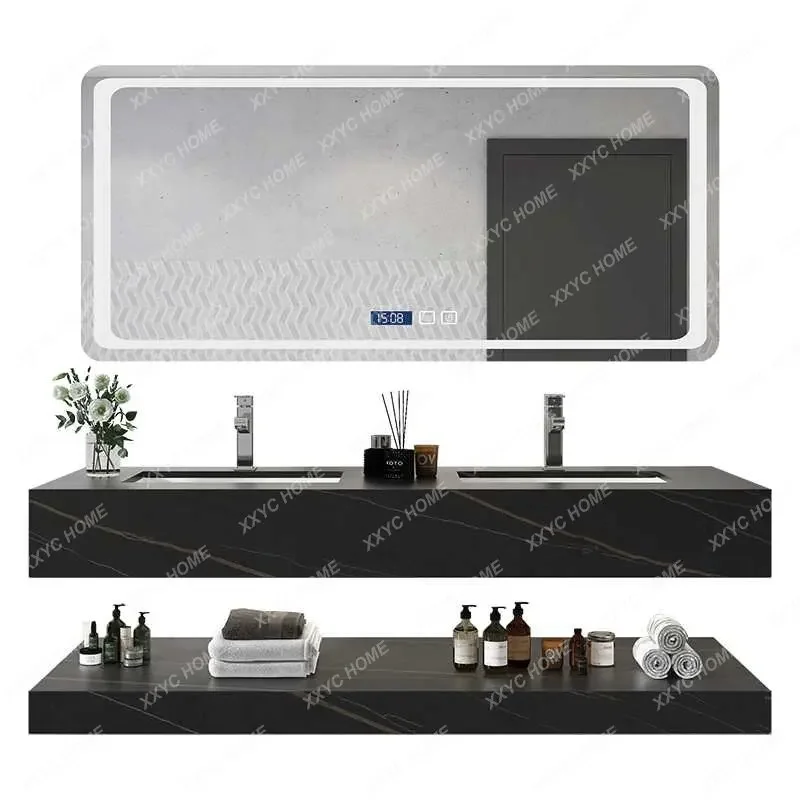 Bathroom Cabinet Combination Bathroom Wash Basin Cabinet Modern Minimalist Washbasin Hotel