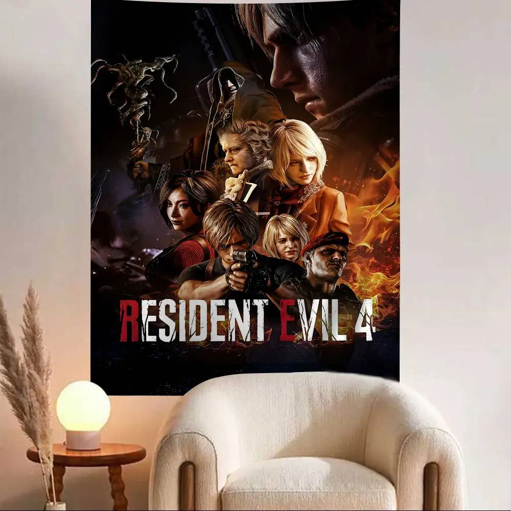 Resident Evil Sci-Fi Wall Tapestry - Home Decor Art Piece