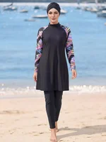 3PCS/Set Burkini Muslim Swimsuit Women's Hijab Swimsuit Islamic Swimsuit Women's Swimsuit Large Beach Wear