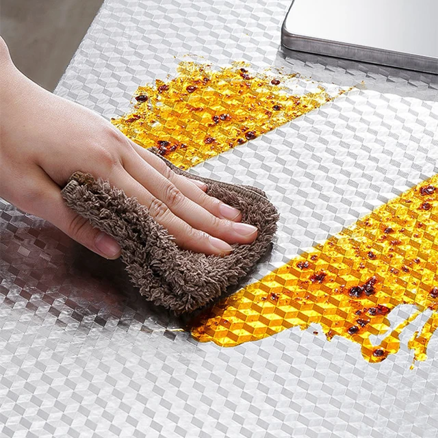 Ön Adagoló Konyhai Fiók Papír Megvastagodott Olajbiztos Matricák Szekrény Szőnyeg Placemats Vágható Szekrények Polcok Bélés - Image 6