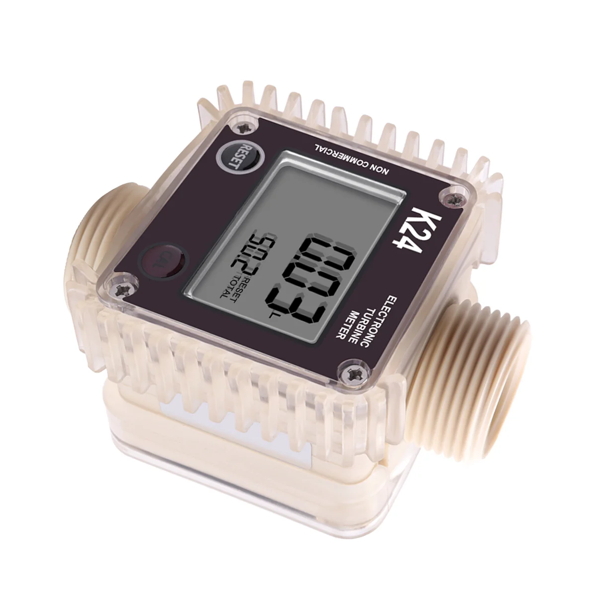 K24 Turbine Digital Oil Fuel Flow Meter Gauge for Chemicals Liquid Water