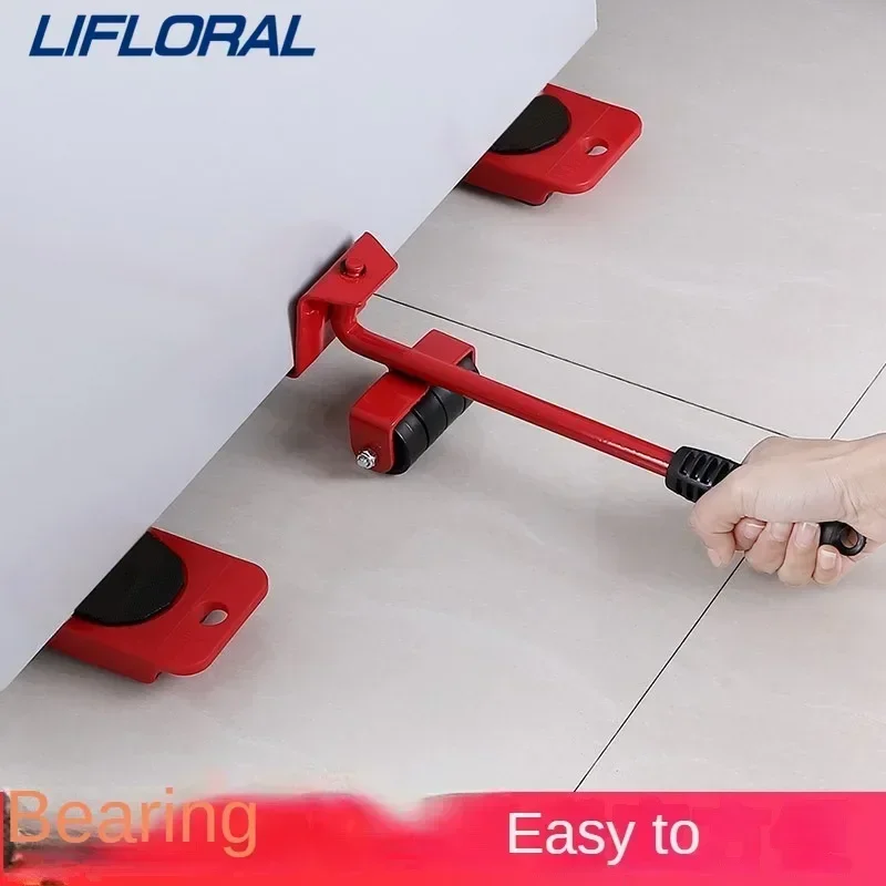 Moving Universal Wheel Furniture Heavy Object Mover Tools Transportling Large Items Household Single Person Labor-saving Pulley 2