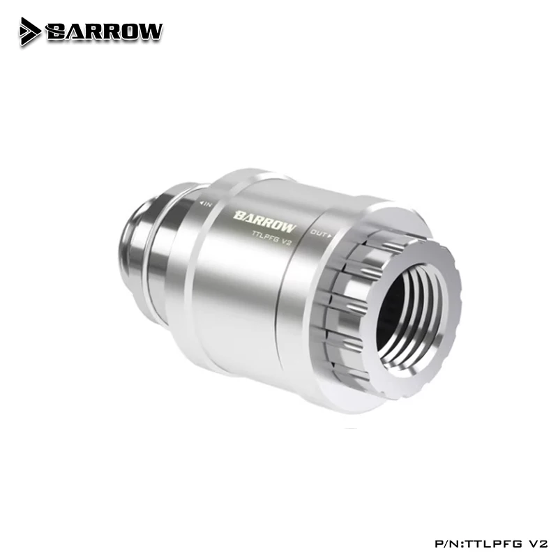 Barrow Mini Válvula de Paragem de Água g1 Rosca M-f Flat Mão tipo Push Interruptor de Metal Sistema de Refrigeração Montagem Ttlpfg v2 - Imagem 3