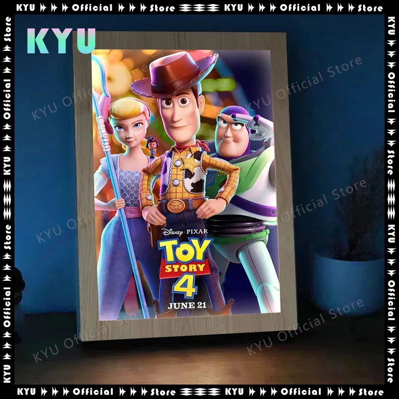 

Toy Story Lighting Painting Two-dimensional Animation Around Nightlight Buzz Lightyear Luminous Hand-made Luminous Charging