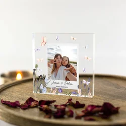 Custom Engraved Photo Acrylic Block - Personalized Gift (Pls send your photo)