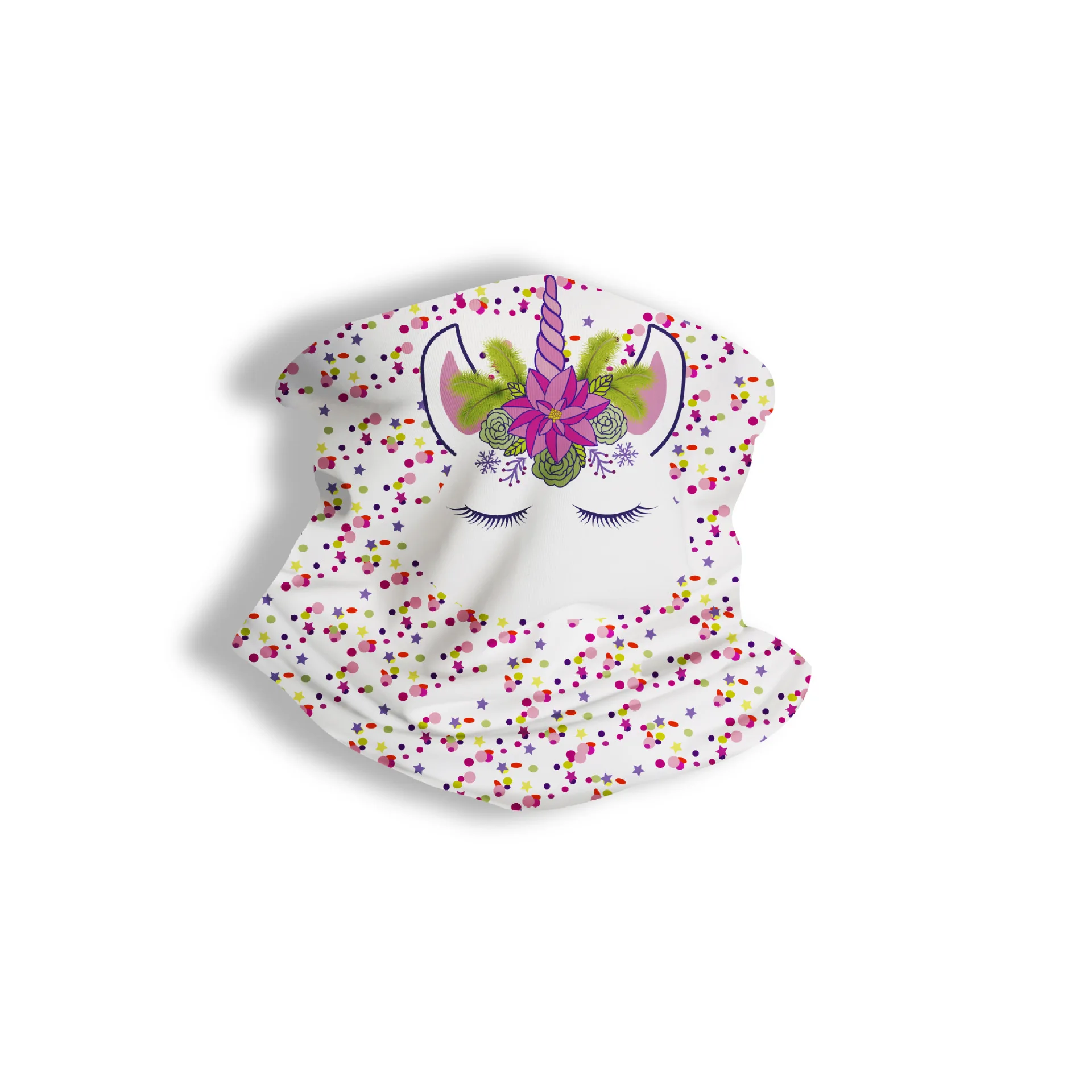 Cartoon Children Ice Silk Face Protection Scarf Soft Neckerchief Girls Baby Spring Summer Sun Protection Neck Collar Scarves
