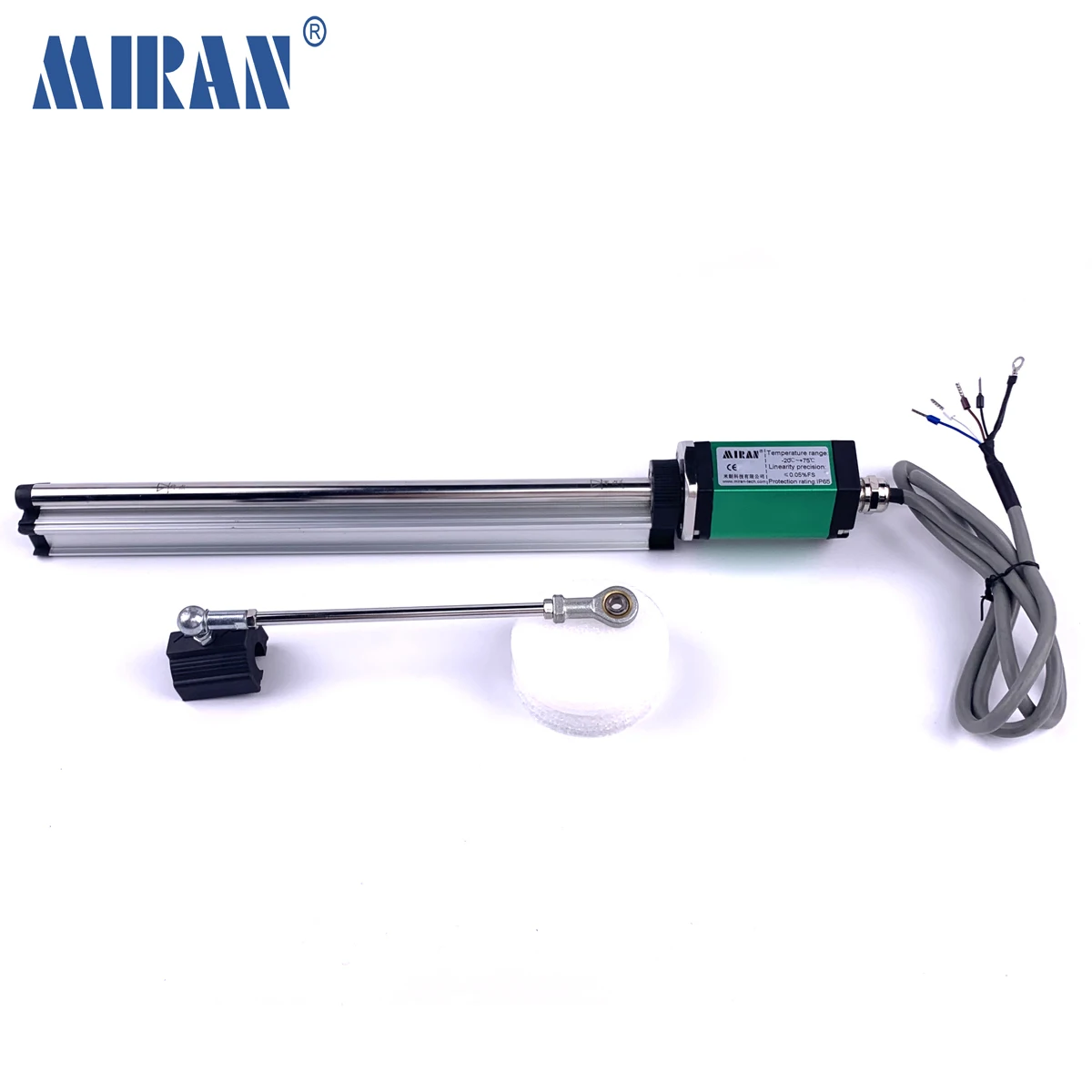 Miran 0-10V Slider Magnetostriction Displacement Sensor Magnetostrictive Linear Position Transducer MTF Scale 325-650mm