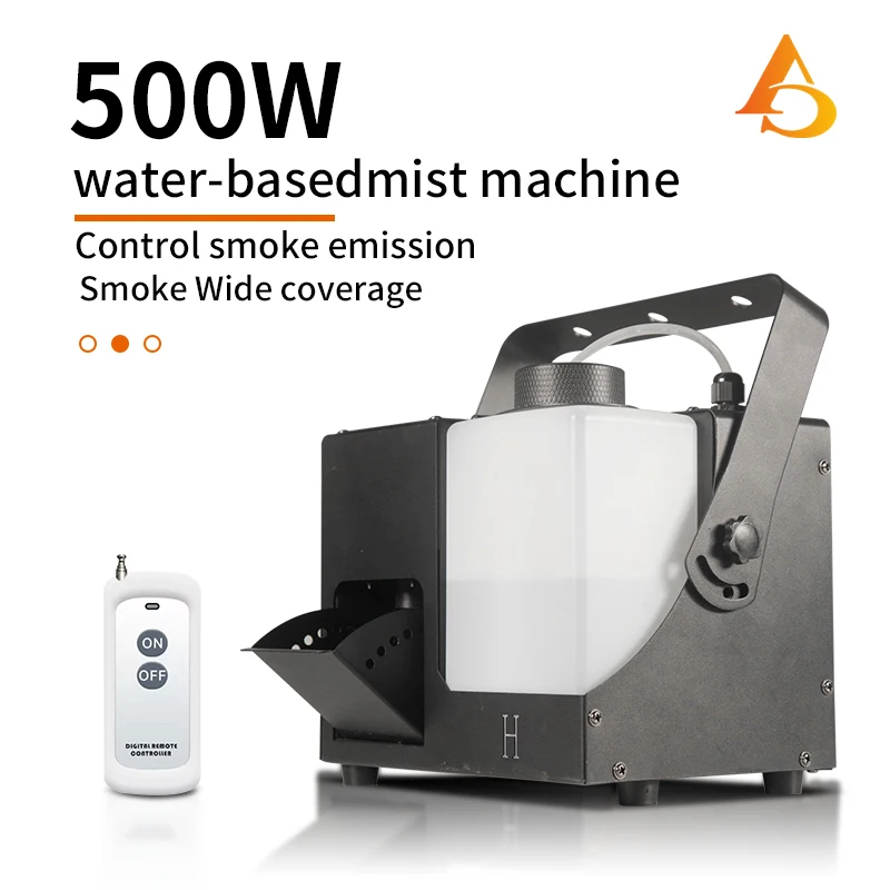 DMX 500W Smoke Machine Waterbase Hazer Stage Effect For Dj Disco Show Events Party Wedding Remote DMX Fazer Fog Equippment