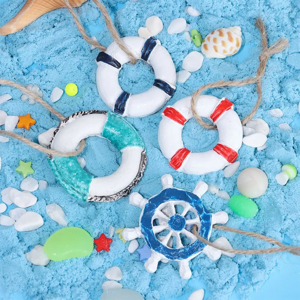 Decorazione Della Parete In Stile Mediterraneo Ciondolo Salvagente Pesce Mini Accessori Per La Pesca Stella Marina Decorazione Appesa