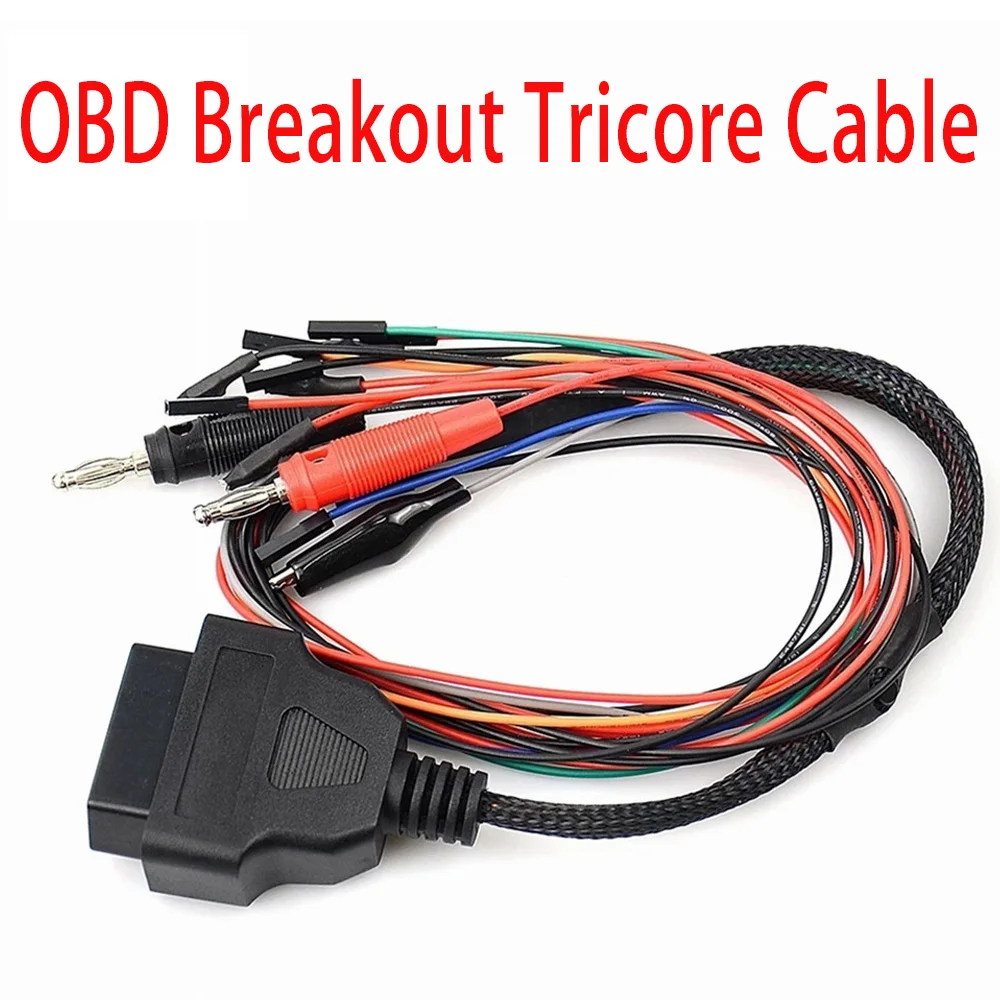 

OBD Breakout Tricore Cable OBD2 Diagnostic Adapter MPPS V18 ECU Bench Pinout Cable MPPS V21 12V Switch Car Diagnostic Tool