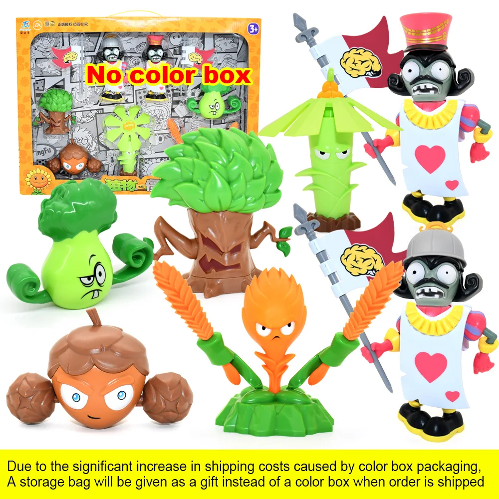 PLANTS VS ZOMBIES 2 Toys Full Set New Role Poker Bucket Zombie