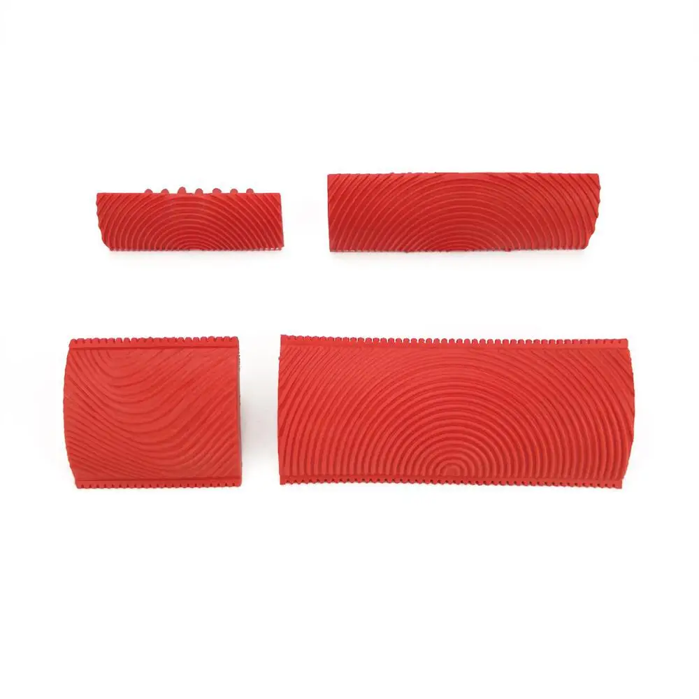 

Wood Graining Wall Painting Tools Easy Operation Brushing Tool Set Anti-slip Rubber High-quality 3d Paint Brush Home Decor