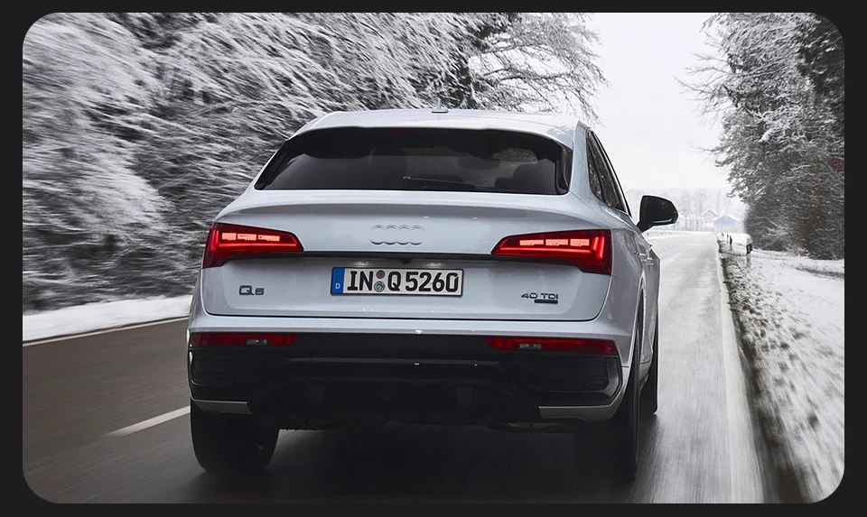 AKD Tail Lamp for Audi Q5 Q5L LED Tail Light 2018-2020 Q5 Q5L Rear Fog Brake Turn Signal Automotive Accessories