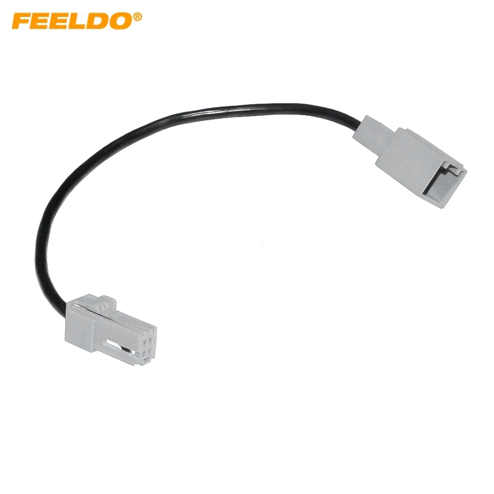 

Автомобильный аудиовход FEELDO, медиа-провод для передачи данных, оригинальный штекер-гнездо, USB-адаптер для Toyota Camry, USB-кабель