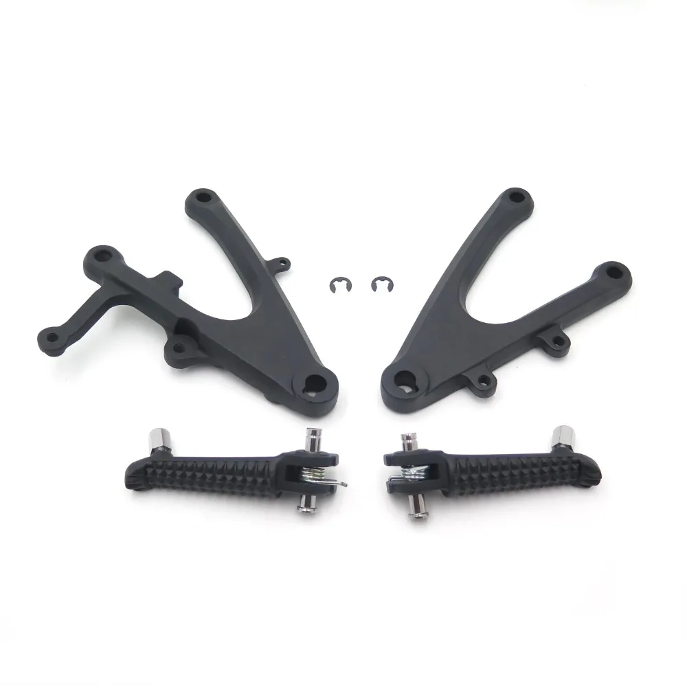 

Rider Foot Pegs Bracket Fit For Yamaha YZF R1 YZF-R1 2004 2005 2006 BLACK Aftermarket Free Shipping Motorcycle Parts Front