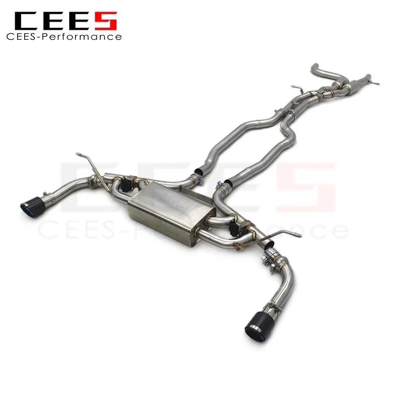 

CEES Exhaust for Audi Q7 2010-2023 High Performance Exhaust Pipe Valves Performance Muffler Escape T304 Pipes Exhaust Valve