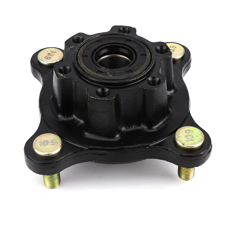 Front 17mm-20mm 110*4 M10 Stud Disc Brake Wheel Hub Fit For China 110cc-250cc ATV Go Kart Quad Bike Scooter Mini SUV Buggy Parts